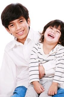 Children smiling together